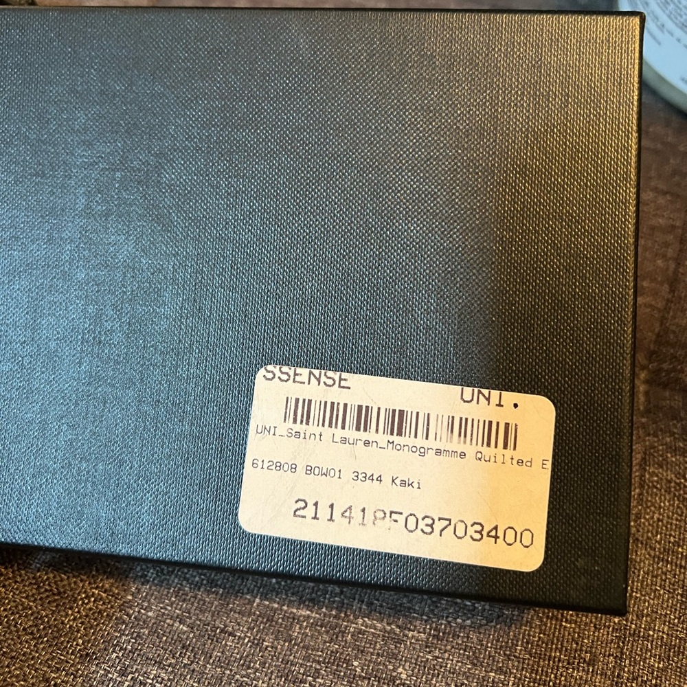 SOLD OFF POSHMARK 
Cassandre YSL Monogram Leather Zip Card Holder - Picture 15 of 16